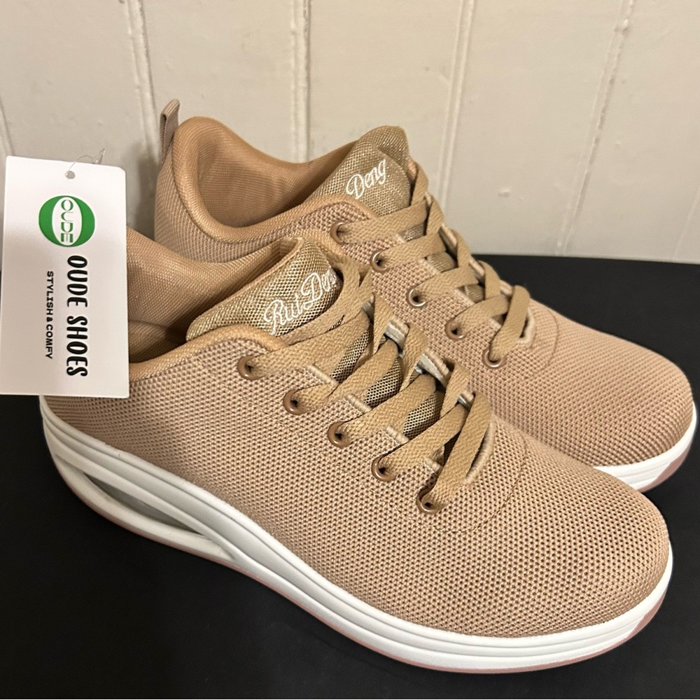 Oude Ruideng Platform Air Cushion Rocker Bottom Sneakers-Size 40 (9/9.5)/NWT
